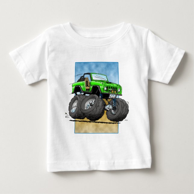 T-shirt Pour Bébé Bronco_Green.png (Devant)