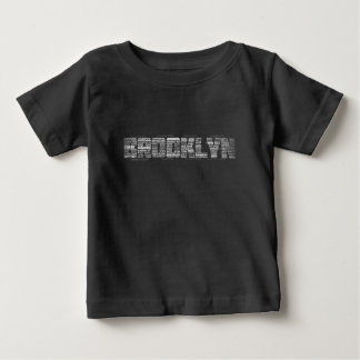 T-shirt Pour Bébé Brooklyn New York Word Art
