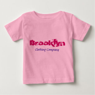T-shirt Pour Bébé Brooklyn Nom Compagnie de vêtements Baby Shirts