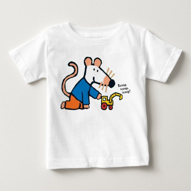T-shirt Pour Bébé Brosse à crevette pour excavateur de marais (Devant)