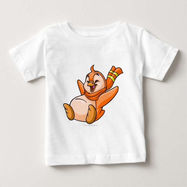 T-shirt Pour Bébé Bruce Orange (Devant)