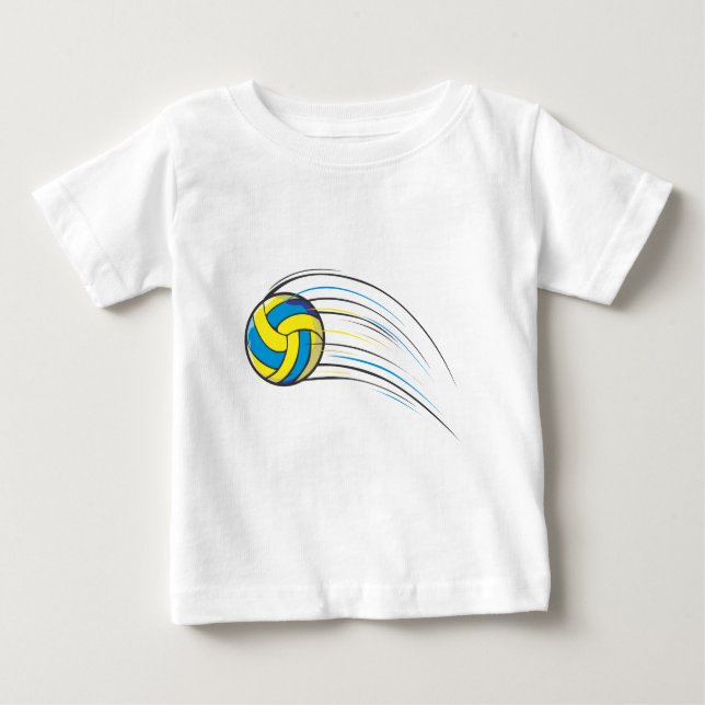 T-shirt Pour Bébé Bruissement de volleyball (Devant)