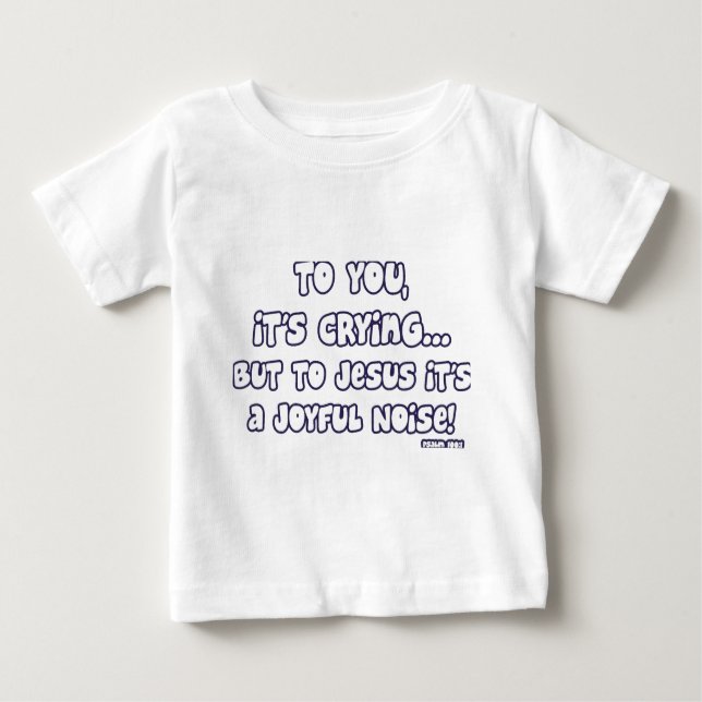 T-shirt Pour Bébé Bruit joyeux (Devant)