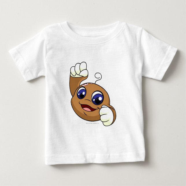 T-shirt Pour Bébé Brun de Kiko (Devant)