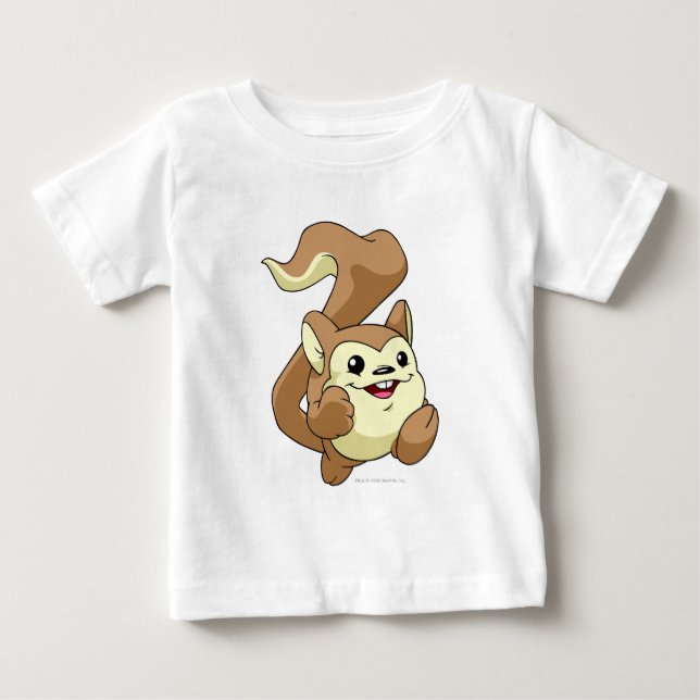 T-shirt Pour Bébé Brun de Meerca (Devant)