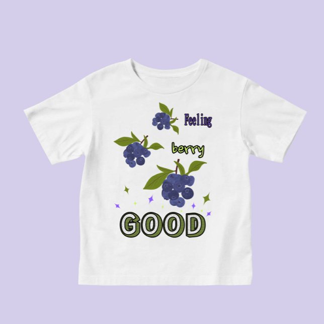 T-shirt Pour Bébé Brunches de bleuets (Créateur téléchargé)