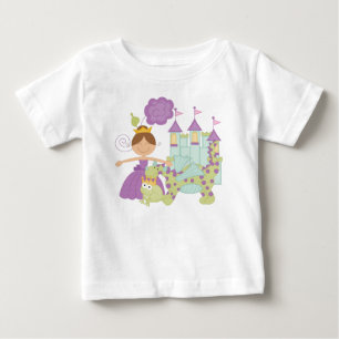T-shirt Pour Bébé Brunette Princesse