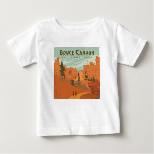 T-shirt Pour Bébé Bryce Canyon National Park Formations rocheuses