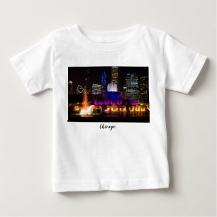 T-shirt Pour Bébé Buckingham Fountain Chicago