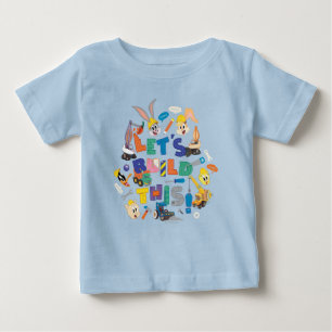 T-shirt Pour Bébé BUGS BUNNY BUILDERS™  Collage "Construisons cela"