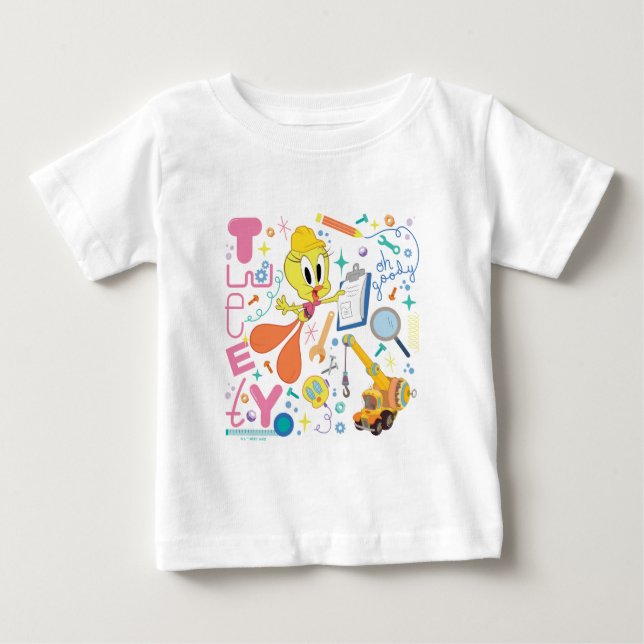 T-SHIRT POUR BÉBÉ BUGS BUNNY BUILDERS™| TWEETY™ (Devant)