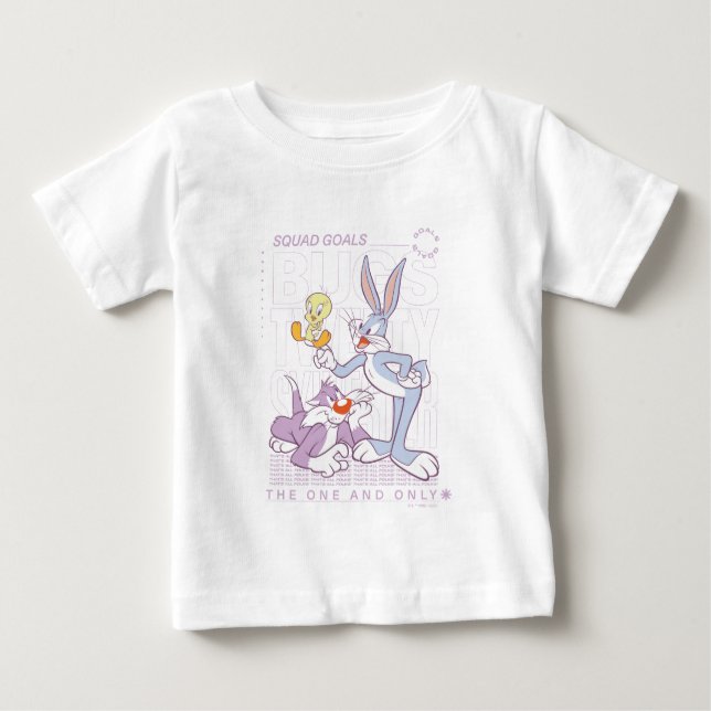 T-shirt Pour Bébé BUGS BUNNY™, TWEETY™, SYLVESTER™ Squad Buts (Devant)