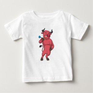 T-shirt Pour Bébé Bull aux fléchettes avec Dart