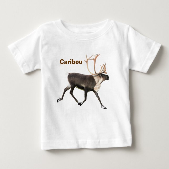T-shirt Pour Bébé Bull Caribou (Devant)