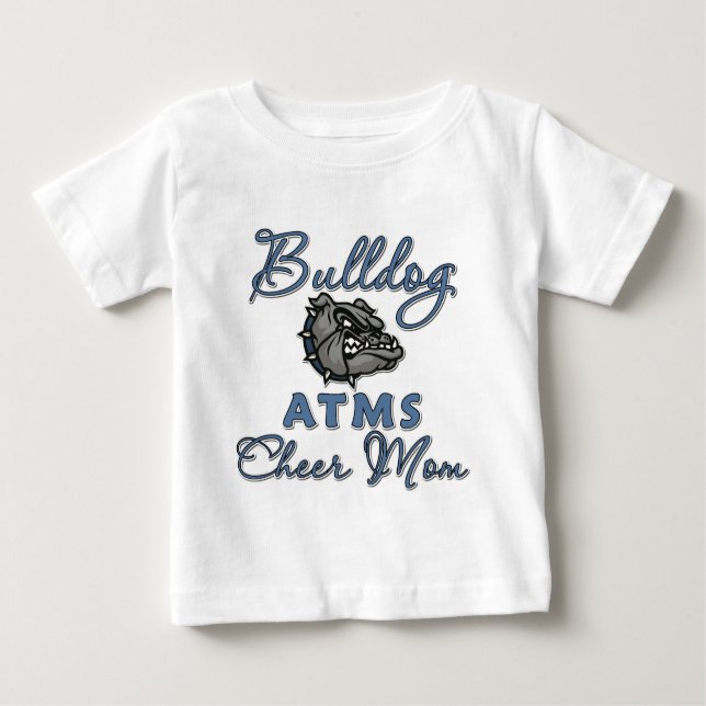 T-shirt Pour Bébé Bulldog (Devant)