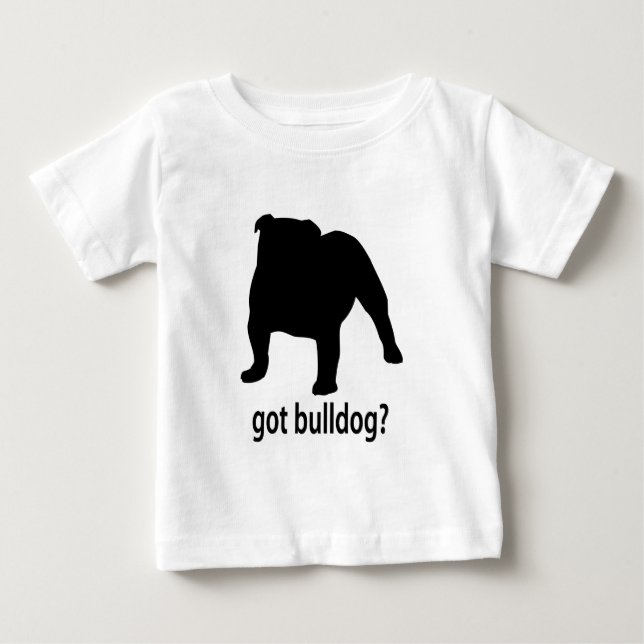 T-shirt Pour Bébé Bulldog (Devant)