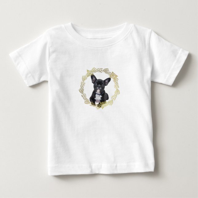T-shirt Pour Bébé Bulldog français (Devant)