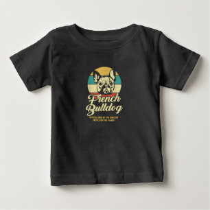 T-shirt Pour Bébé bulldog français Hommes amoureux de les chiens c