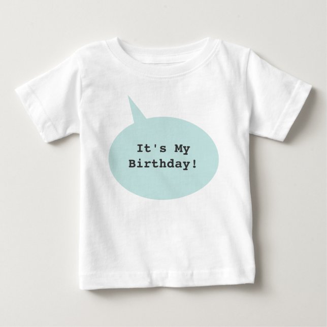 T-shirt Pour Bébé Bulle de citation (Devant)