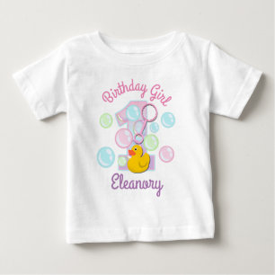 T-shirt Pour Bébé Bulles Chemise d'Anniversaire Bubble Chemise d'Ann