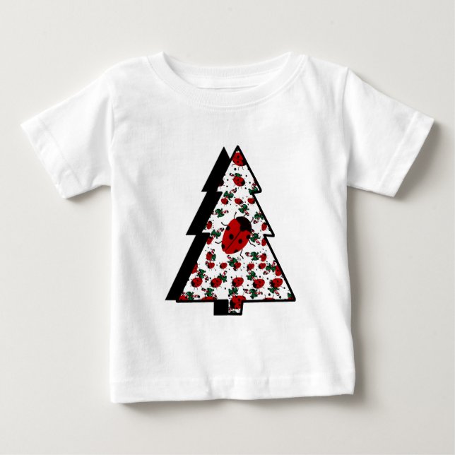 T-SHIRT POUR BÉBÉ BULLES DE NOËL (Devant)