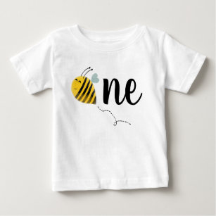 T-shirt Pour Bébé Bumble Bee Anniversaire de la fête de l'abeille 1e
