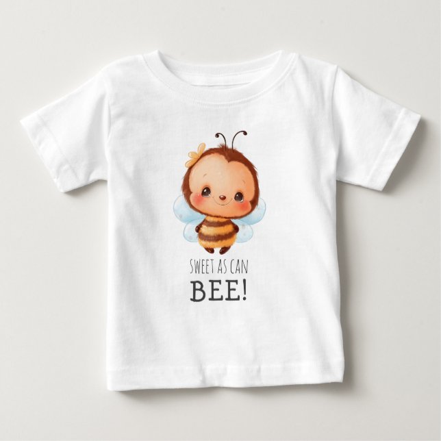 T-shirt Pour Bébé Bumblebee doux comme peut être (Devant)