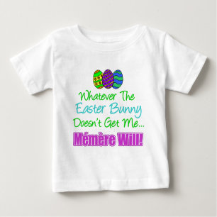 T-shirt Pour Bébé Bunny de Pâques ne se souvient pas Will