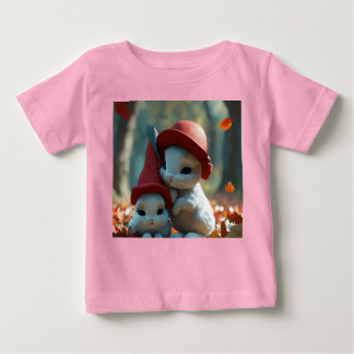 T-shirt Pour Bébé Bunny Duo dans le style Pixar Baby Tee