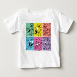 T-shirt Pour Bébé BUNNY™ - Expressions de blocs de couleur
