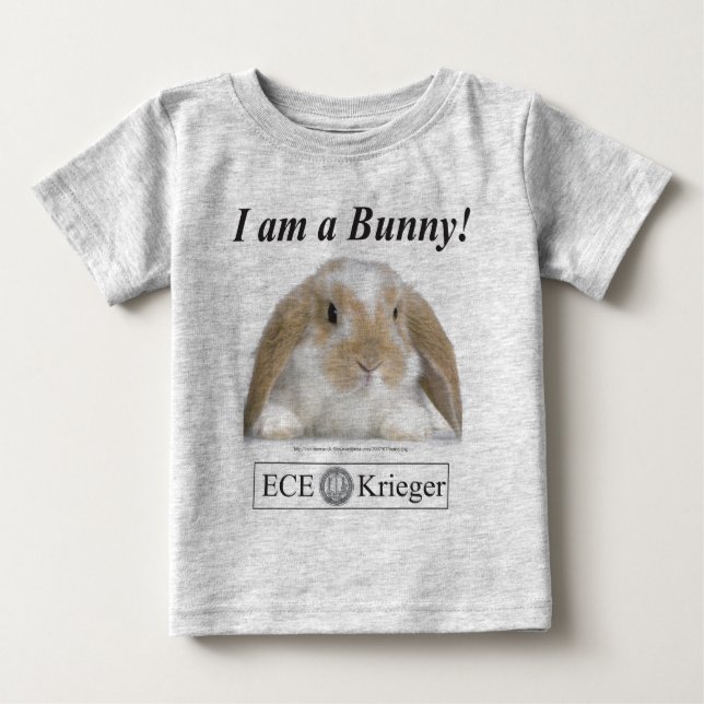 T-shirt Pour Bébé Bunny-Shirt (Devant)