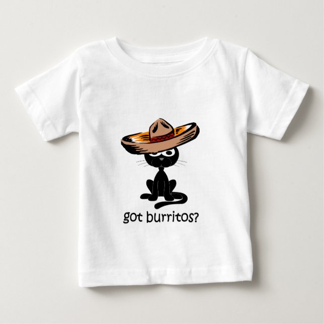 T-shirt Pour Bébé Burritos obtenus drôles (Devant)