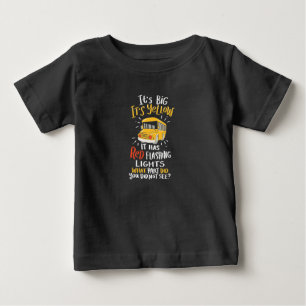 T-shirt Pour Bébé Bus Scolaire Il Est Grand Et Jaune