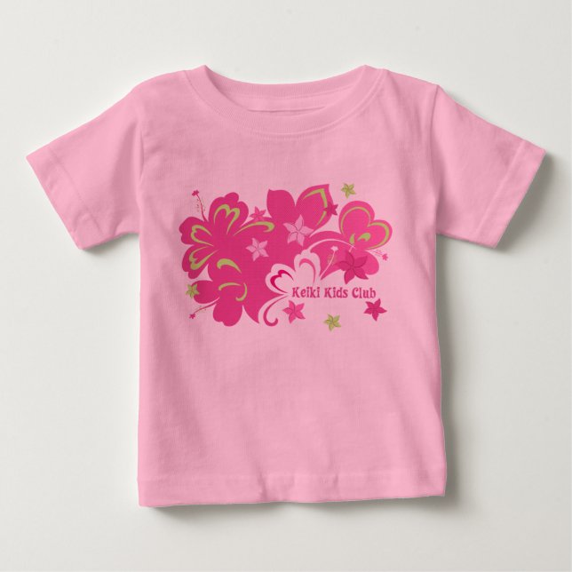 T-shirt Pour Bébé Butterflibiscus Toddler Tee - shirts (Devant)