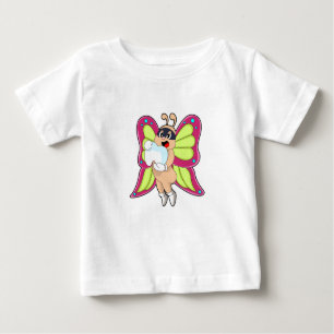 T-shirt Pour Bébé Butterfly Dentist Teeth