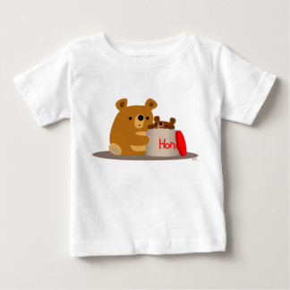 T-shirt Pour Bébé Bye Bye Honey ! Joli T-Shirt Bébé Ours De Cartoon
