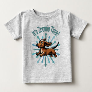 T-shirt Pour Bébé C’est Zoomie Time Dachshund