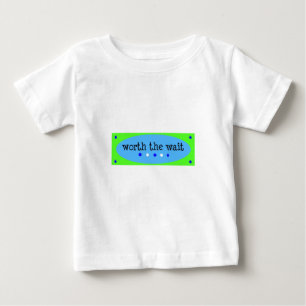 T-shirt Pour Bébé Ça vaut le bleu d'attente