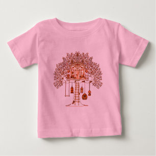 T-shirt Pour Bébé Cabane dans un arbre