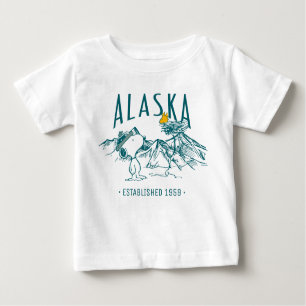 T-shirt Pour Bébé cacahuètes   Alaska La Dernière frontière
