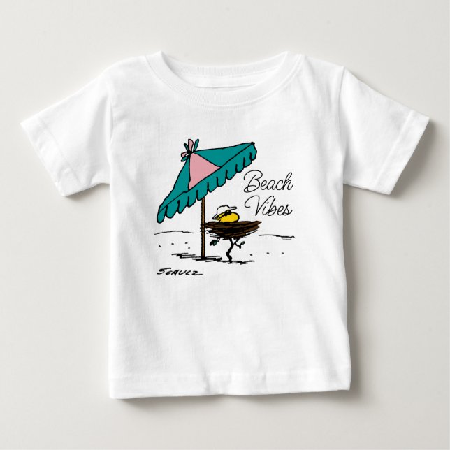 T-shirt Pour Bébé cacahuètes | Bois de bois à la plage (Devant)