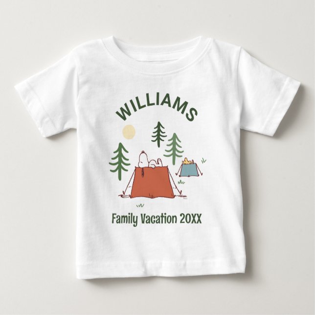 T-shirt Pour Bébé cacahuètes | Camping vacances en famille (Devant)