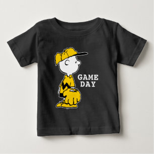 T-shirt Pour Bébé cacahuètes Charlie Brown Baseball