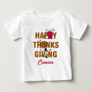 T-shirt Pour Bébé cacahuètes   Combo Bon thanksgiving