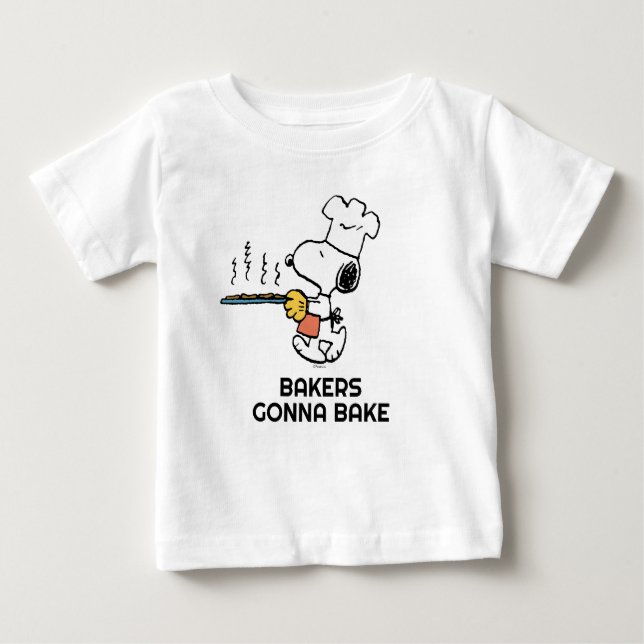 T-shirt Pour Bébé cacahuètes | Cookies à biscuits Snoopy (Devant)