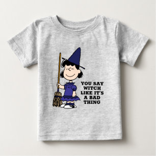 T-shirt Pour Bébé cacahuètes   Halloween Lucy Witch