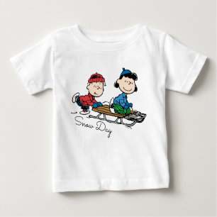 T-shirt Pour Bébé cacahuètes Linus & Lucy Sled Riding