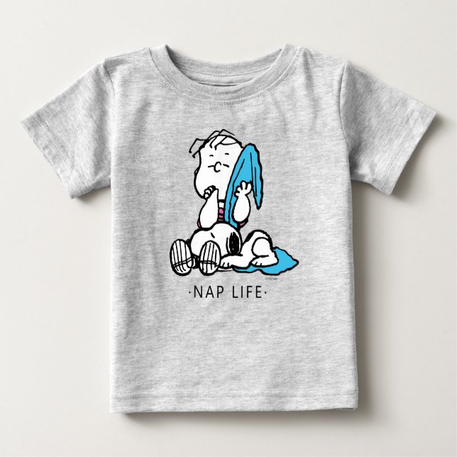 T-shirt Pour Bébé cacahuètes | Linus & Snoopy (Devant)