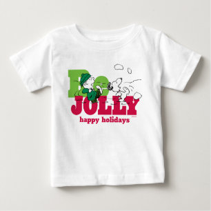 T-shirt Pour Bébé cacahuètes Linus & Snoopy Be Jolly