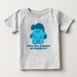 T-shirt Pour Bébé cacahuètes   Lucy Who Says I'm Crabby? ?